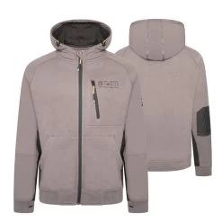 JCB Trade Zip Thru Hoodie - Grey