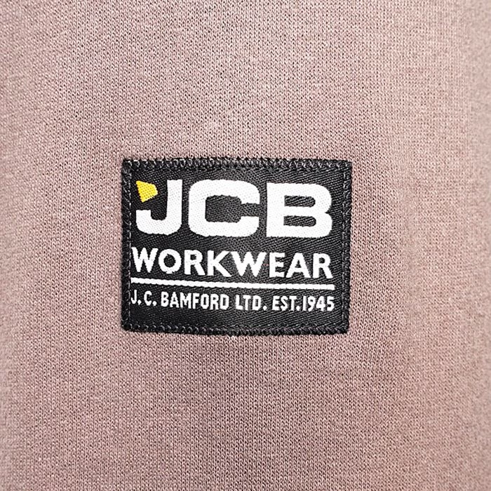 JCB Trade Zip Thru Hoodie - Grey 2 JCB Trade Zip Thru Hoodie - Grey - Image 2
