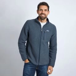 Weird Fish Men’s Transom Full Zip Macaroni Jacket – Navy