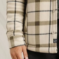 Weird Fish Men's Tyburn Check Fleece Shacket - Taupe Grey 15 Weird Fish Men's Tyburn Check Fleece Shacket - Taupe Grey -Fashionable Man tyburn check shacket taupe grey 5