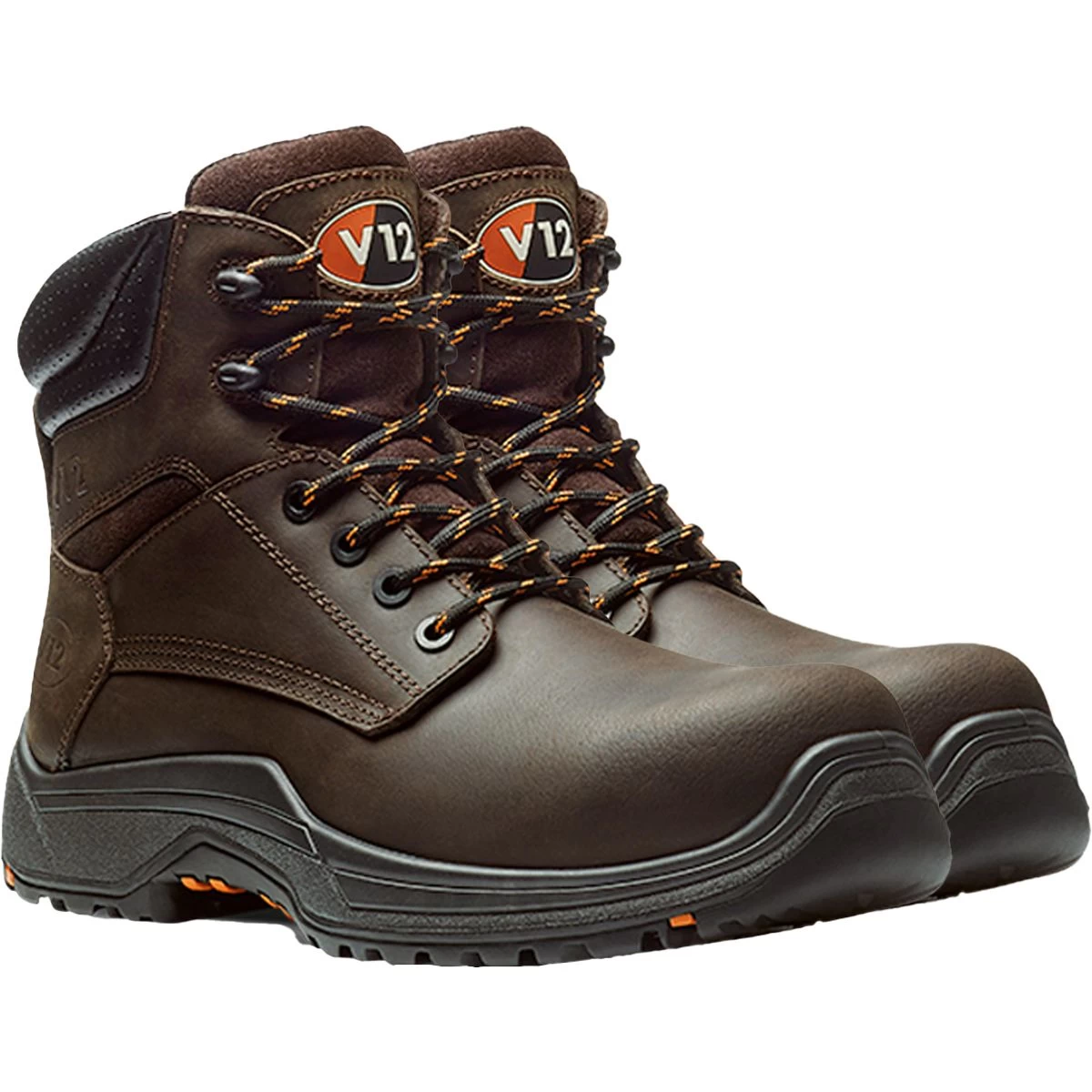 V12 Men's Bison IGS Safety Work Boots - Brown 1 V12 Men's Bison IGS Safety Work Boots - Brown