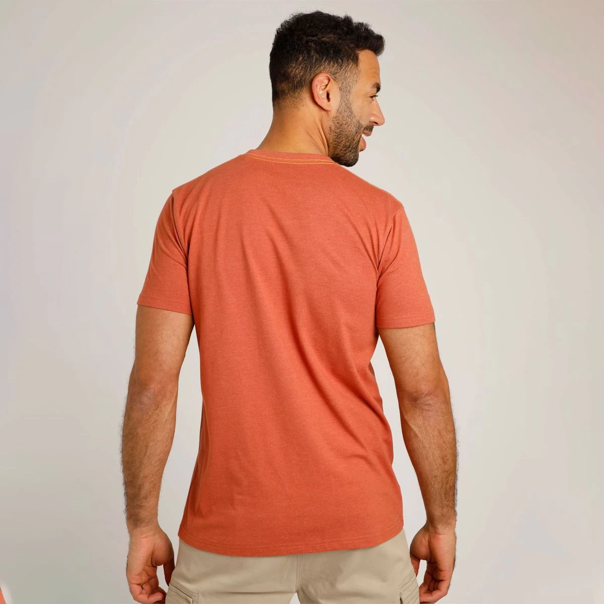 Weird Fish Men's Van Life Eco Graphic T-shirt - Baked Clay 4 Weird Fish Men's Van Life Eco Graphic T-shirt - Baked Clay - Image 4