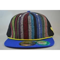 Vertical Stripe Snap Navy/Multi