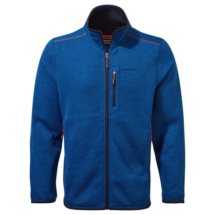 Craghoppers Men’s Bronto Full Zip Fleece – Loch Blue Marl 1 Craghoppers Men’s Bronto Full Zip Fleece – Loch Blue Marl