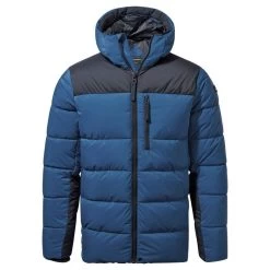 Craghoppers Men’s Findhorn Hooded Jacket – Avalanche Blue / Blue Navy -Fashionable Man web 700x700 cmn262 w7m avalanchebluebluenavy 1 1