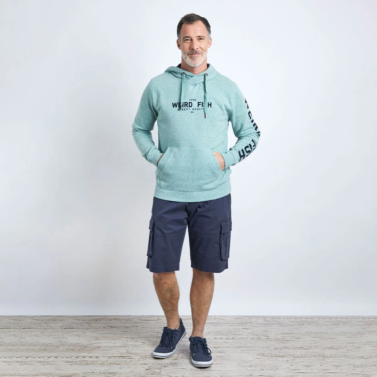 Weird Fish Men’s Calistoga Hoodie– Viridis 5 Weird Fish Men’s Calistoga Hoodie– Viridis - Image 5