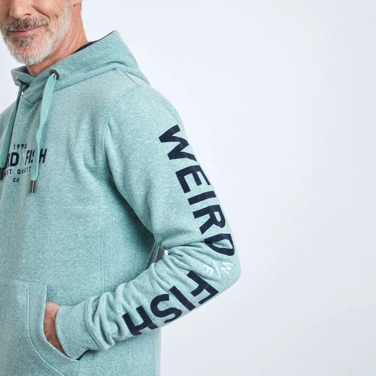 Weird Fish Men’s Calistoga Hoodie– Viridis 6 Weird Fish Men’s Calistoga Hoodie– Viridis - Image 6