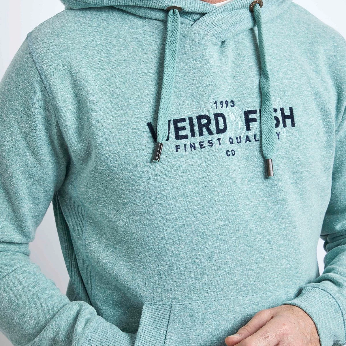 Weird Fish Men’s Calistoga Hoodie– Viridis 7 Weird Fish Men’s Calistoga Hoodie– Viridis - Image 7