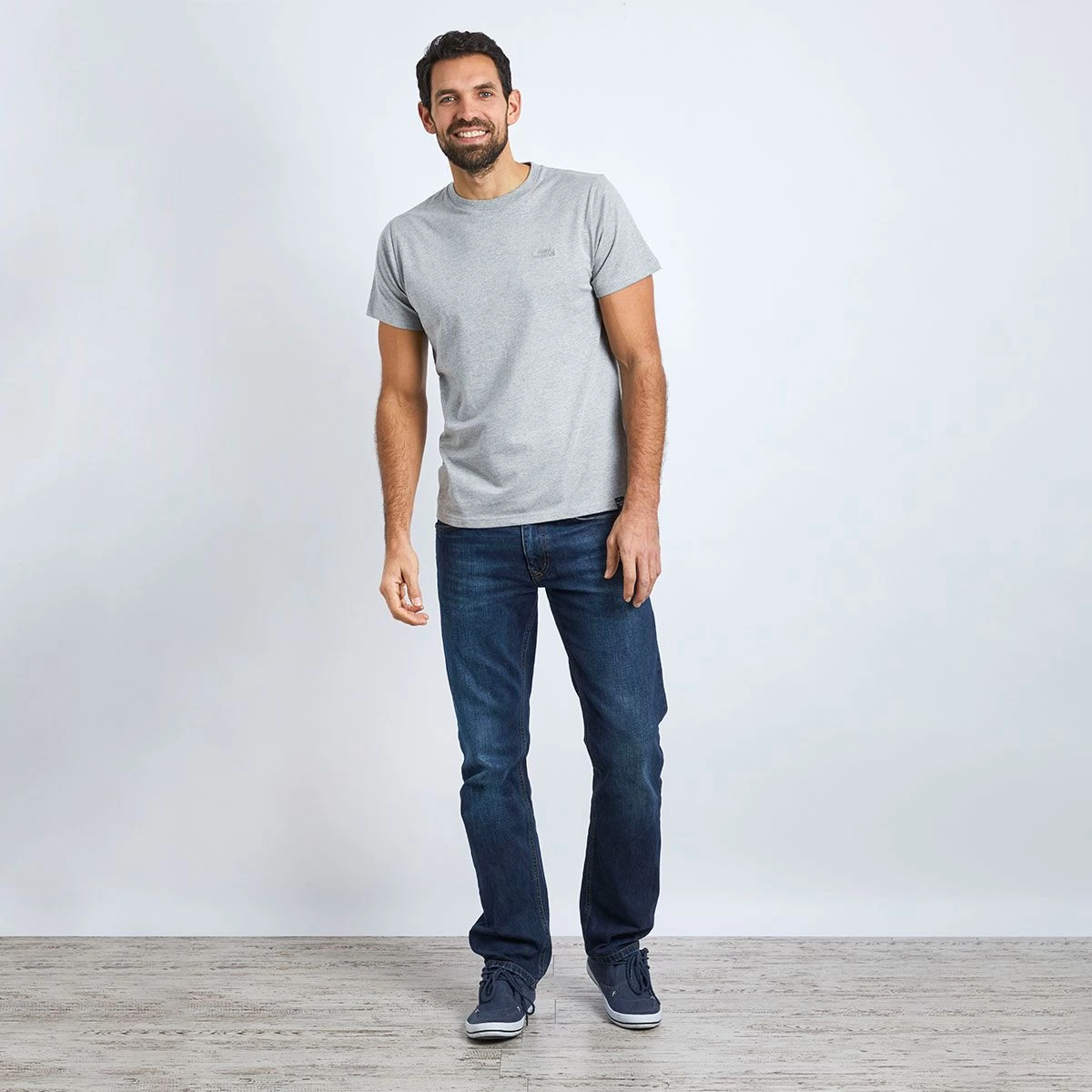 Weird Fish Men’s Fished T-Shirt– Grey Marl 5 Weird Fish Men’s Fished T-Shirt– Grey Marl - Image 5