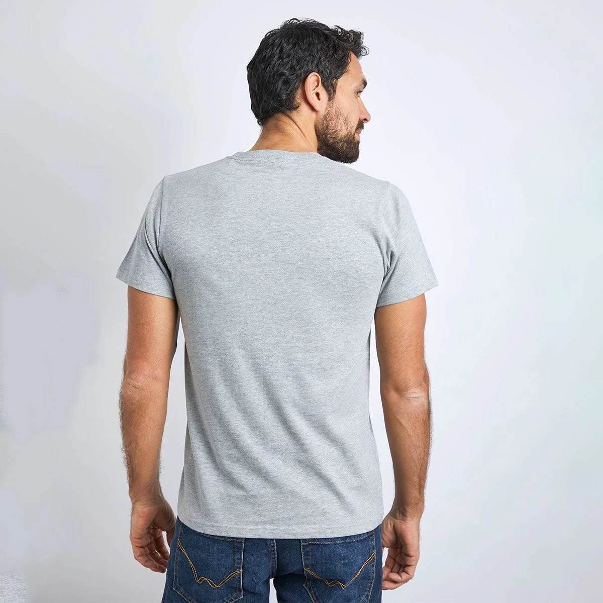 Weird Fish Men’s Fished T-Shirt– Grey Marl 3 Weird Fish Men’s Fished T-Shirt– Grey Marl - Image 3