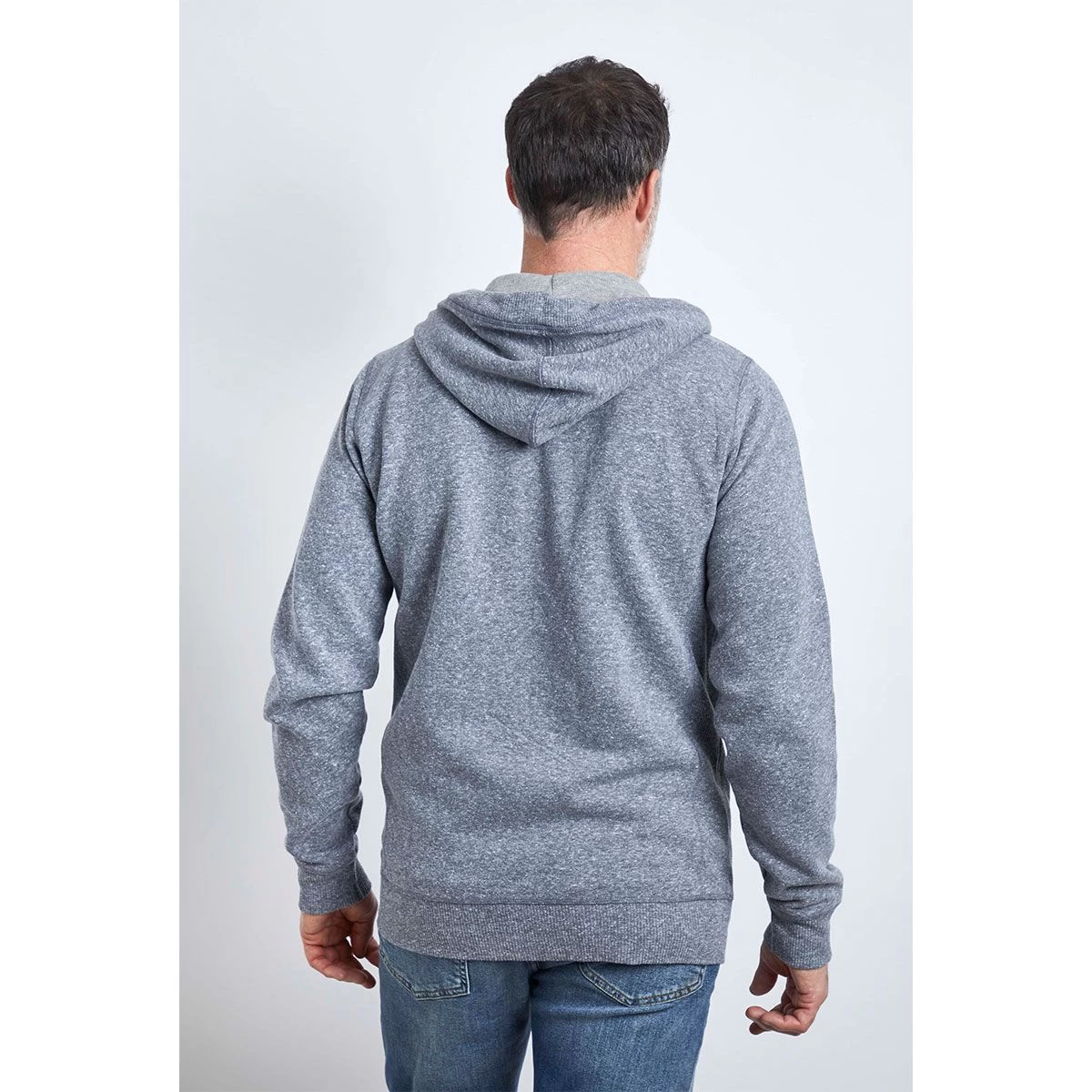 Weird Fish Men’s Fontana Full Zip Hoodie – Navy 4 Weird Fish Men’s Fontana Full Zip Hoodie – Navy - Image 4