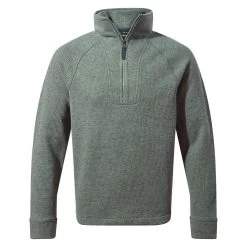 Craghoppers Men's Wole Half Zip Fleece - Balsam Green Marl