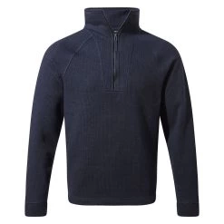 Craghoppers Men's Wole Half Zip Fleece - Blue Navy Marl