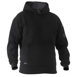 Bisley Workwear Fleeced Work Hoodie - Black