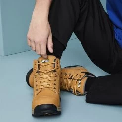JCB Men's Workmax Safety Boots - Honey 12 JCB Men's Workmax Safety Boots - Honey -Fashionable Man workmaxhoney