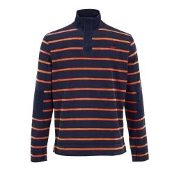 Weird Fish Men’s Wrexham Polo Sweatshirt – Navy -Fashionable Man wrexham navy 1