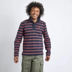 Weird Fish Men’s Wrexham Polo Sweatshirt – Navy